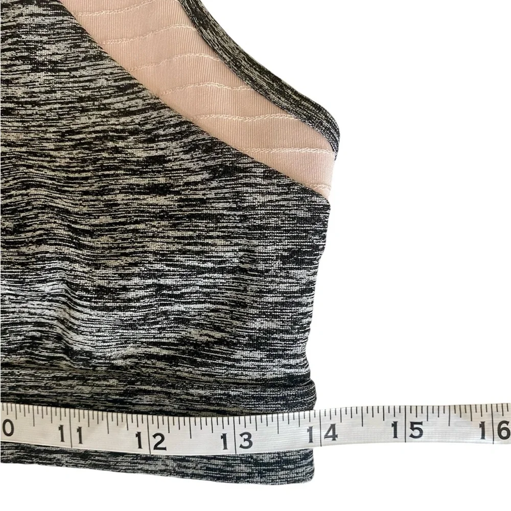 Hollister Sports Bra Adjustable Straps M/L Athletic Black Gray Pink Gym Workout